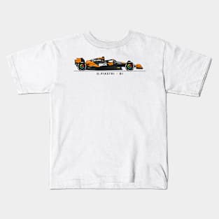 F1  Racing Oscar Piastri Mclaren Fan shirt Kids T-Shirt